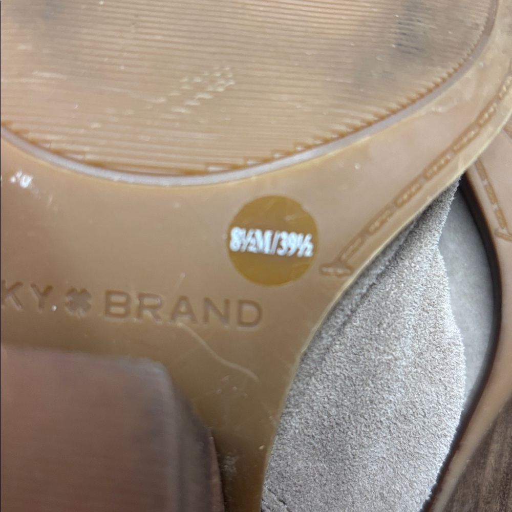 Lucky Brand Taupe Ankle Booties - Picture 6 of 7